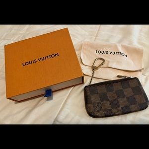 Louis Vuitton Damier Ebene Key Pouch Cles